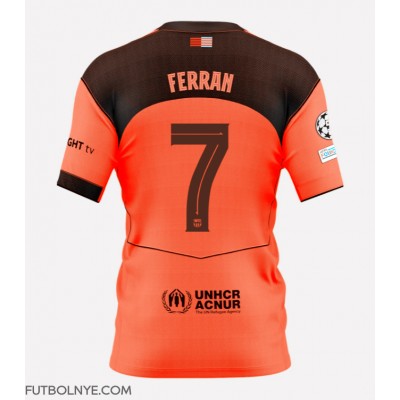 Camiseta Barcelona Ferran Torres #7 Tercera Equipación 2025-26 manga corta Camiseta Barcelona Ferran Torres #7 Tercera Equipación 2025-26 manga corta